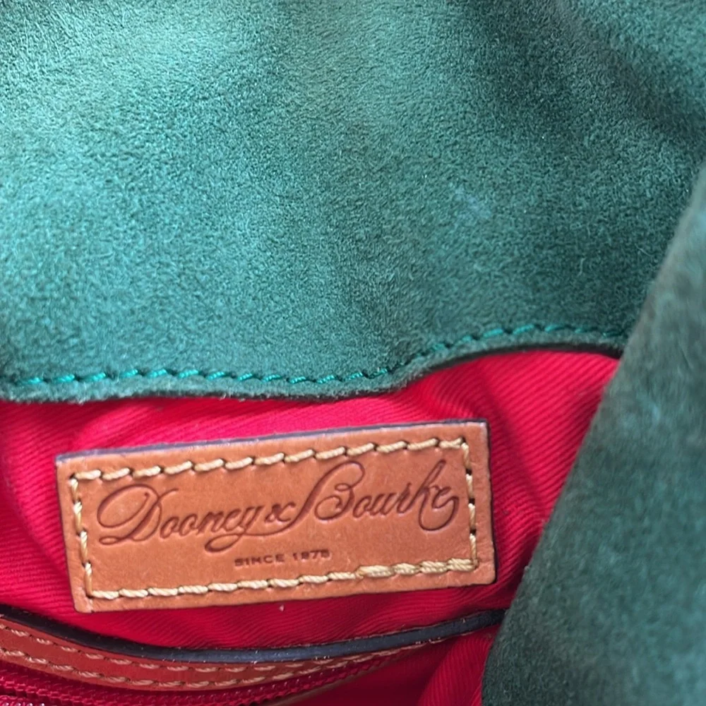 Dooney & Bourke Tan Leather Shoulder Bag GUC - Picture 11 of 16